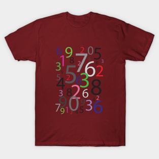 Numbers pattern T-Shirt